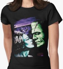 Bride & Frankie Monsters in Love Women's Fitted T-Shirt