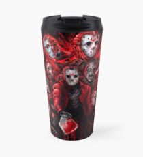 Jason Voorhees (Many faces of) Travel Mug