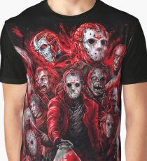 Jason Voorhees (Many faces of) Graphic T-Shirt