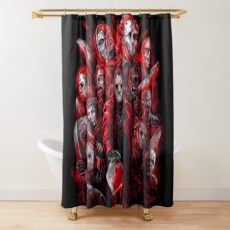 Jason Voorhees (Many faces of) Shower Curtain