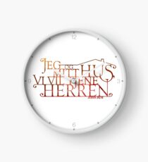 Jeg og mitt hus Clock