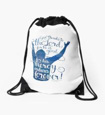 Give Thanks to the Lord Drawstring Bag