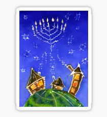 Hanukkah Batik Sticker