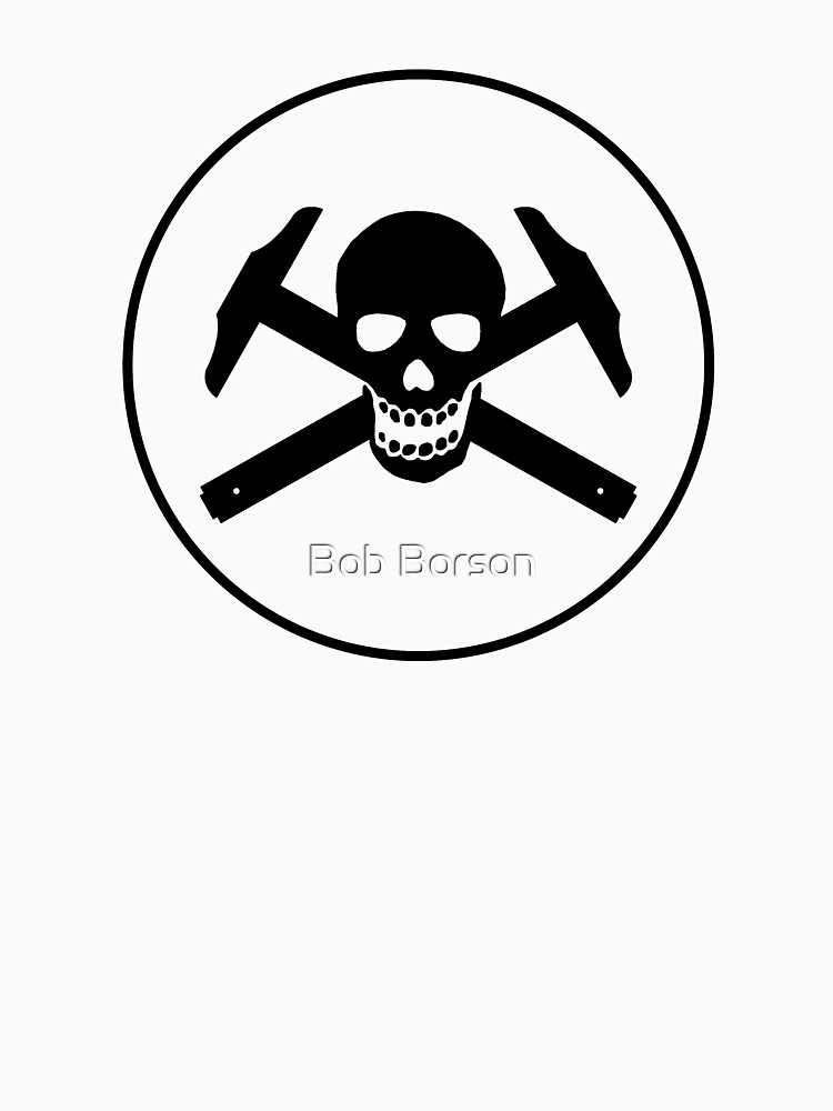 Architectural Jolly Rogers w/ circle - Black Image by bobborson