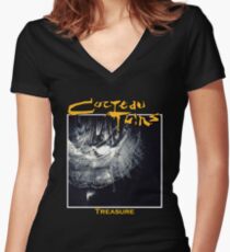 Die Siouxsie Zwillinge Shirt mit V-Ausschnitt