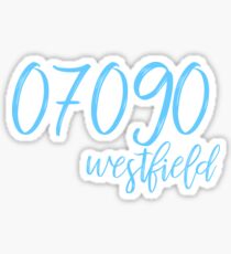 Westfield Zip Code Sticker Sticker