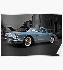1958 Chevrolet Corvette Poster