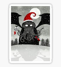 A Cthulhu Christmas Sticker
