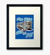 Shitter was full Framed Print