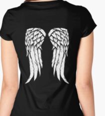 Daryl Dixon Wings - Zombie Women's Fitted Scoop T-Shirt