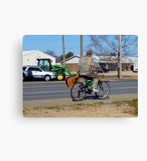 Traveling Minstrel Canvas Print