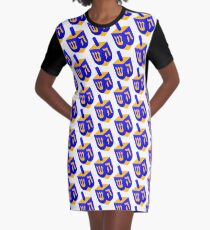 Hanukkah Dredel Graphic T-Shirt Dress