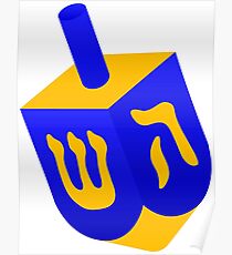 Hanukkah Dredel Poster