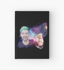 Mark & Jack Galaxy Watercolor Black Background Hardcover Journal