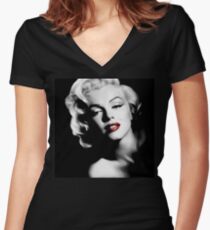Camiseta entallada de cuello en V Bombshell Marilyn