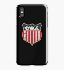'USA Vintage white ' Cool USA Flag Vintage iPhone Case/Skin