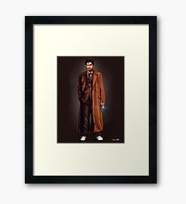 Tenth Doctor Full Body Portrait Framed Print