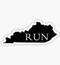 When you love to run and wanna represent your state! Sticker