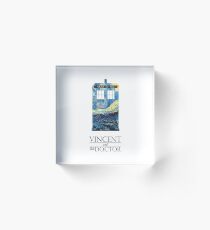 "Vincent and the Doctor" Acrylic Block