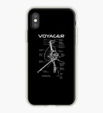 Voyager Programm - Weiße Tinte iPhone-Hülle & Cover