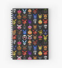 NEU - FNAF Multiple Animatronics - (Dez 2016) - Pixel art Spiralblock