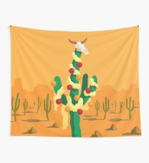 Merry Cactus Wall Tapestry