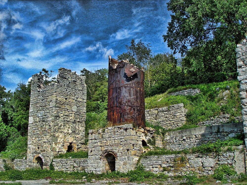 "High Cliff State Park I" by EbelArt | Redbubble