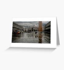Piazza San Marco Venice Greeting Card