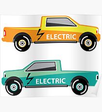 Electric truck Poster