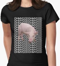 Shane Dawson Oh My God Pig Women's Fitted T-Shirt