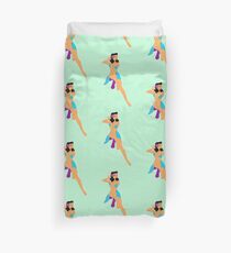 Funda nórdica Beach babe 50s pin up Moonlight nadar