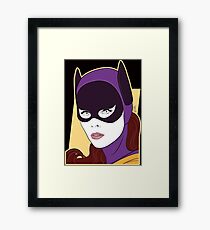 60s Bat Girl - Nagel Style Framed Print