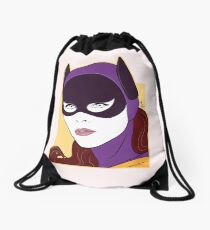 60s Bat Girl - Nagel Style Drawstring Bag