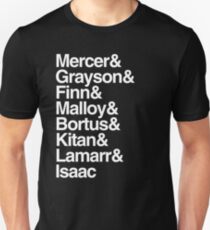 The Orville characters list Unisex T-Shirt