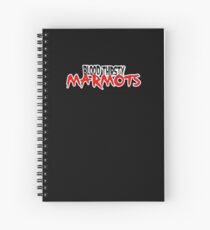 Blood Thirsty Marmots Logo 3 Spiral Notebook
