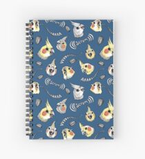Cockatiel Screm Spiral Notebook