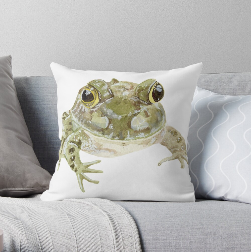 frog pillow