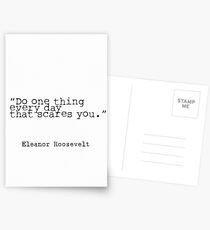 Eleanor Roosevelt quote Postcards