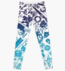 Moogle-verse (blue) Leggings