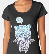 Moogle-verse (blue) Premium Rundhals-Shirt