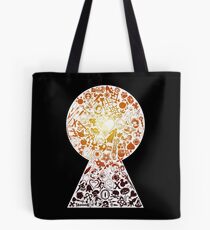 Kingdom Hearts - Keyhole (orange) Tote Bag