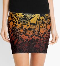 Kingdom Hearts - Keyhole (orange) Mini Skirt