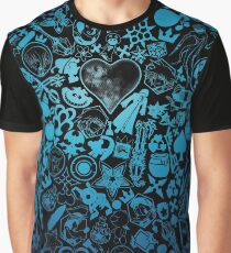 Kingdom Hearts - Keyhole (blue) Graphic T-Shirt