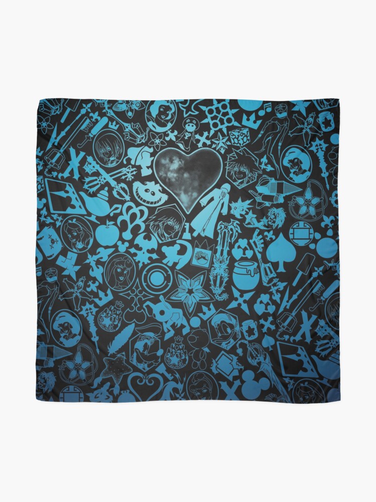 Alternate view of Kingdom Hearts - Keyhole (blue) Scarf