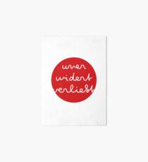 unerwidert verliebt Art Board