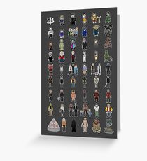 Buffy - Mini Monsters - The High School Years Greeting Card