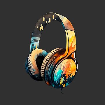 Headphone Sticker for Sale by Marciodesign