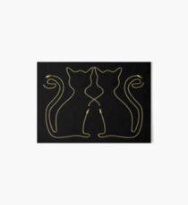 Black Cats Art Board