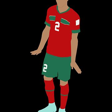 Achraf Hakimi Morocco Celebration  Sticker for Sale by lirkidmore2