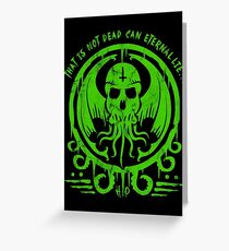 CTHULHU - LOVECRAFT Greeting Card